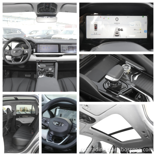 In stock 2023 hot sale China brilliant famous blue Geely monjaro  car Fuel vehicle